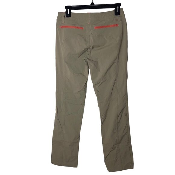 Prana Aria Womens Convertible Capri Pants Size 2 Tan Orange Pants Short Inseam - Picture 12 of 12